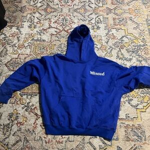 Minted Blue Hoodie for Men